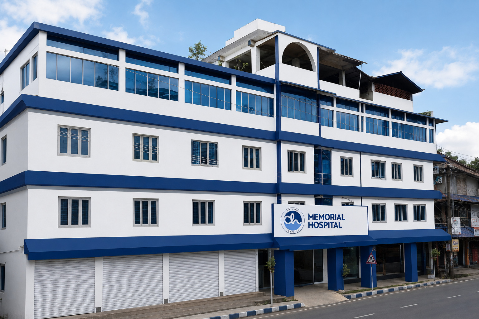 Hospital Campus Exterior